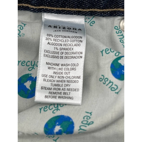 Arizona Jean Co Distressed Cropped Capri Jeans 9 - Picture 6 of 12